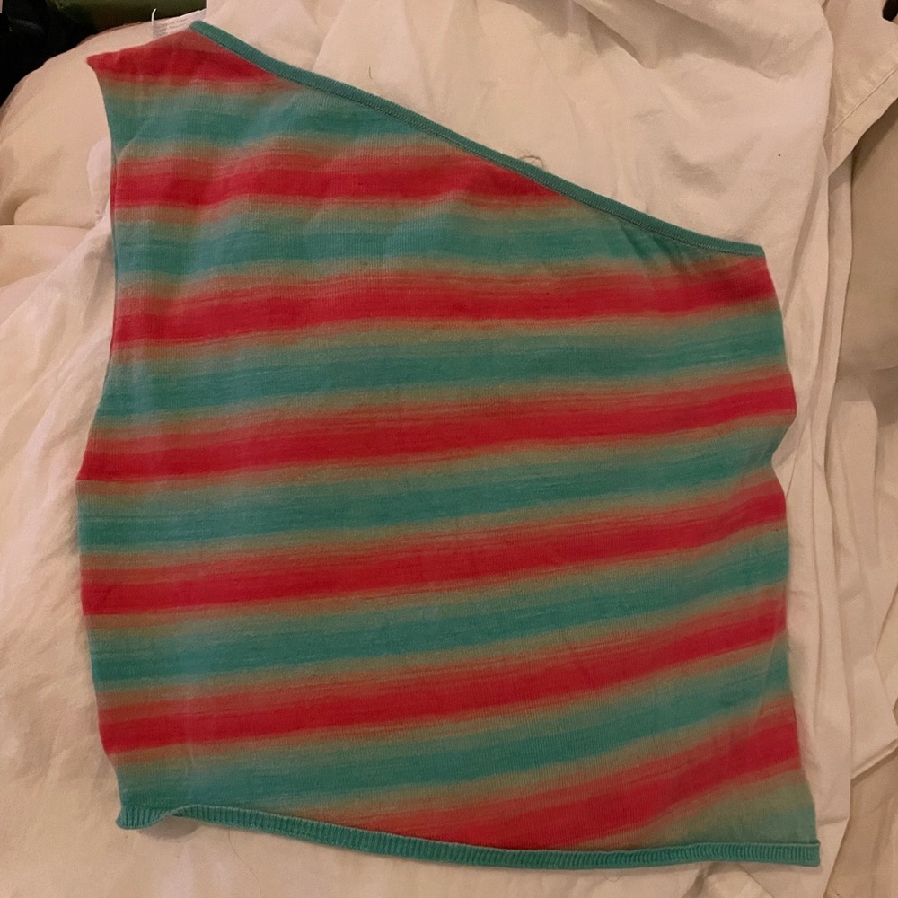 Gimagaus Knit Asymmetrical Top